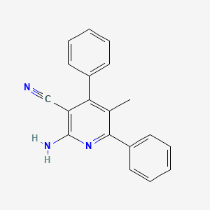 molecular formula C19H15N3 B11092981 2-Amino-5-methyl-4,6-diphenylpyridine-3-carbonitrile 