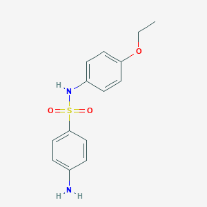 molecular formula C14H16N2O3S B011093 4-氨基-N-(4-乙氧基苯基)苯磺酰胺 CAS No. 19837-75-3