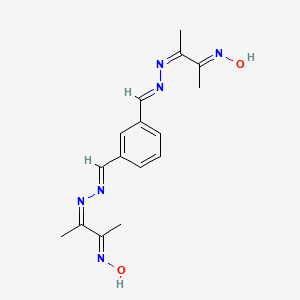 3-((Z)-2-{(E)-1-[3-({(E)-2-[(Z)-2-Hydroxyimino-1-methylpropylidene]hydrazono}methyl)phenyl]methylidene}hydrazono)-2-butanone oxime