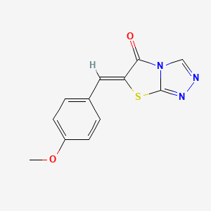 (6Z)-6-(4-methoxybenzylidene)[1,3]thiazolo[2,3-c][1,2,4]triazol-5(6H)-one