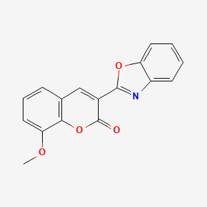 3-(1,3-Benzoxazol-2-yl)-8-methoxy-2H-chromen-2-one