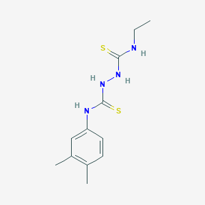 N-(3,4-dimethylphenyl)-N'-ethylhydrazine-1,2-dicarbothioamide