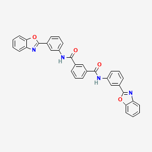 N,N'-bis[3-(1,3-benzoxazol-2-yl)phenyl]benzene-1,3-dicarboxamide