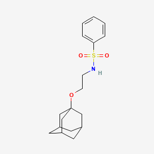 N-[2-(1-adamantyloxy)ethyl]benzenesulfonamide