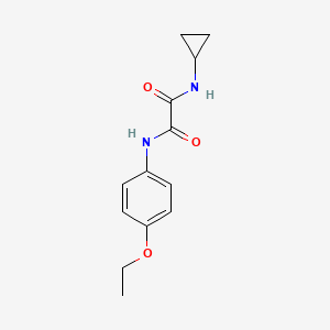 N-cyclopropyl-N'-(4-ethoxyphenyl)ethanediamide