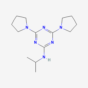 1,3,5-Triazin-2-amine, N-isopropyl-4,6-di(1-pyrrolidinyl)-