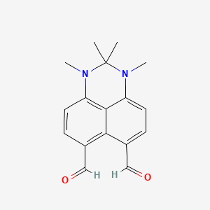 1,2,2,3-Tetramethyl-2,3-dihydro-1H-perimidine-6,7-dicarbaldehyde