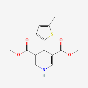 Dimethyl 4-(5-methylthiophen-2-yl)-1,4-dihydropyridine-3,5-dicarboxylate