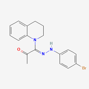 1-[(4-Bromo-phenyl)-hydrazono]-1-(3,4-dihydro-2H-quinolin-1-yl)-propan-2-one