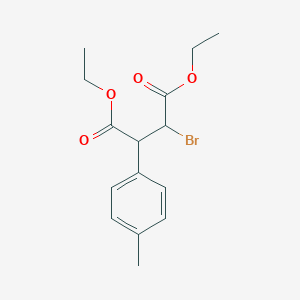 Diethyl 2-bromo-3-(4-methylphenyl)butanedioate