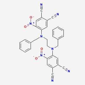 4,4'-[Ethane-1,2-diylbis(benzylimino)]bis(5-nitrobenzene-1,2-dicarbonitrile)