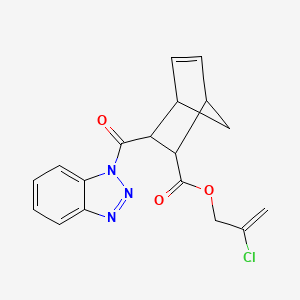 2-chloroprop-2-en-1-yl 3-(1H-benzotriazol-1-ylcarbonyl)bicyclo[2.2.1]hept-5-ene-2-carboxylate