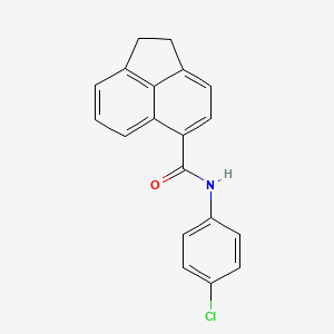 N-(4-chlorophenyl)-1,2-dihydroacenaphthylene-5-carboxamide