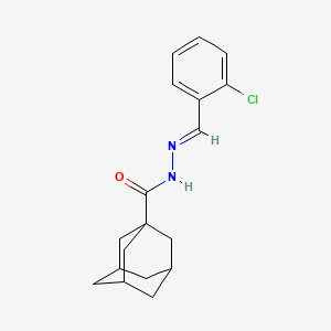 N'~1~-[(E)-1-(2-Chlorophenyl)methylidene]-1-adamantanecarbohydrazide