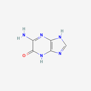 molecular formula C5H5N5O B11093959 5-amino-1H-imidazo[4,5-b]pyrazin-6-ol 