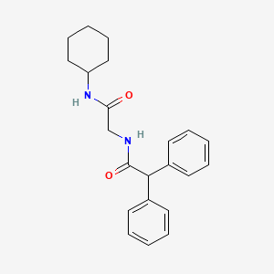 N-cyclohexyl-N~2~-(diphenylacetyl)glycinamide