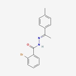 2-bromo-N'-[(1E)-1-(4-methylphenyl)ethylidene]benzohydrazide