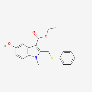 ethyl 5-hydroxy-1-methyl-2-{[(4-methylphenyl)sulfanyl]methyl}-1H-indole-3-carboxylate