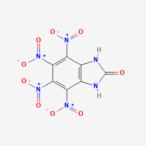 4,5,6,7-tetranitro-1,3-dihydro-2H-benzimidazol-2-one