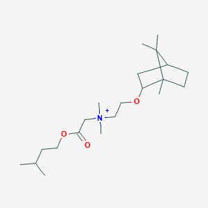 N,N-dimethyl-2-(3-methylbutoxy)-2-oxo-N-{2-[(1,7,7-trimethylbicyclo[2.2.1]hept-2-yl)oxy]ethyl}ethanaminium