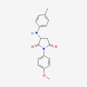 1-(4-Methoxyphenyl)-3-[(4-methylphenyl)amino]pyrrolidine-2,5-dione