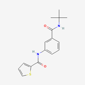 molecular formula C16H18N2O2S B11094485 N-[3-(tert-butylcarbamoyl)phenyl]thiophene-2-carboxamide CAS No. 5771-67-5