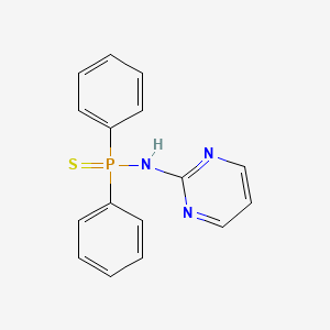 N-[Diphenyl(sulfanylidene)-phosphanyl]pyrimidin-2-amine