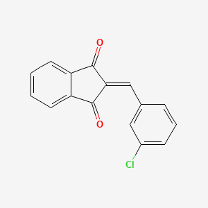 1H-Indene-1,3(2H)-dione, 2-[(3-chlorophenyl)methylene]-