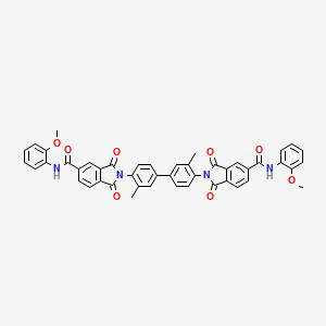 2,2'-(3,3'-Dimethylbiphenyl-4,4'-diyl)bis[{N}-(2-methoxyphenyl)-1,3-dioxoisoindoline-5-carboxamide]