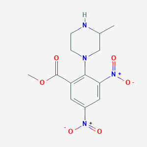 Methyl 2-(3-methylpiperazin-1-yl)-3,5-dinitrobenzoate