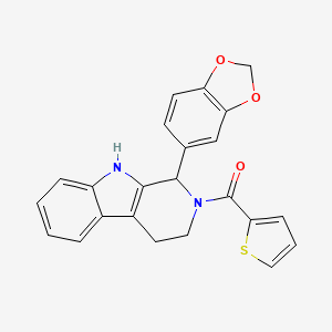 [1-(1,3-benzodioxol-5-yl)-1,3,4,9-tetrahydro-2H-beta-carbolin-2-yl](thiophen-2-yl)methanone