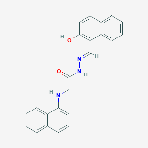 N'-[(E)-(2-Hydroxynaphthalen-1-YL)methylidene]-2-[(naphthalen-1-YL)amino]acetohydrazide