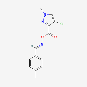 4-Methylbenzaldehyde O-(4-chloro-1-methyl-1H-pyrazole-3-carbonyl) oxime