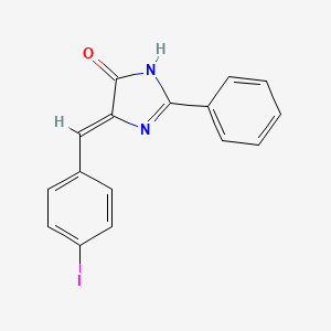 (5Z)-5-(4-iodobenzylidene)-2-phenyl-3,5-dihydro-4H-imidazol-4-one