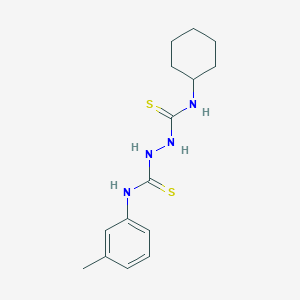 N-cyclohexyl-N'-(3-methylphenyl)hydrazine-1,2-dicarbothioamide