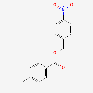 molecular formula C15H13NO4 B11095061 4-Nitrobenzyl 4-methylbenzoate 