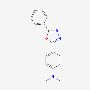 N,N-dimethyl-4-(5-phenyl-1,3,4-oxadiazol-2-yl)aniline