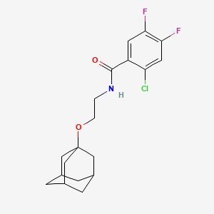 N-[2-(1-adamantyloxy)ethyl]-2-chloro-4,5-difluorobenzamide