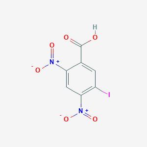 molecular formula C7H3IN2O6 B11095390 5-Iodo-2,4-dinitrobenzoic acid 