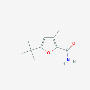 molecular formula C10H15NO2 B11095463 5-Tert-butyl-3-methylfuran-2-carboxamide 