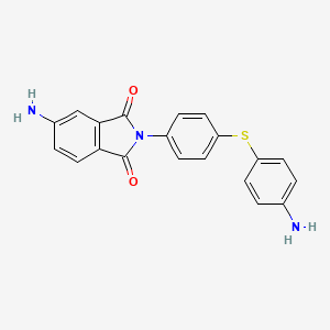 5-amino-2-{4-[(4-aminophenyl)sulfanyl]phenyl}-1H-isoindole-1,3(2H)-dione