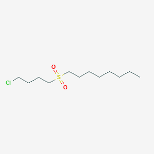 molecular formula C12H25ClO2S B11095513 1-[(4-Chlorobutyl)sulfonyl]octane 