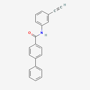 N-(3-ethynylphenyl)biphenyl-4-carboxamide