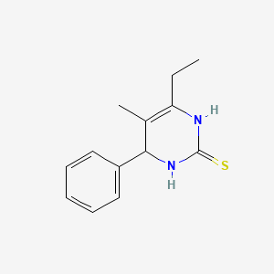 6-ethyl-5-methyl-4-phenyl-3,4-dihydropyrimidine-2(1H)-thione