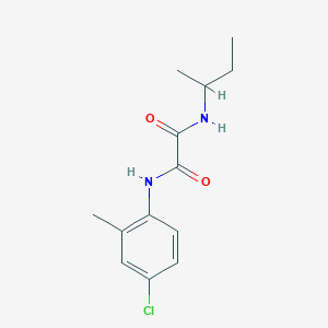 N-(butan-2-yl)-N'-(4-chloro-2-methylphenyl)ethanediamide