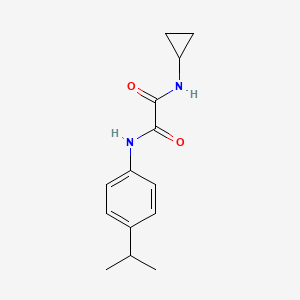 N-cyclopropyl-N'-[4-(propan-2-yl)phenyl]ethanediamide