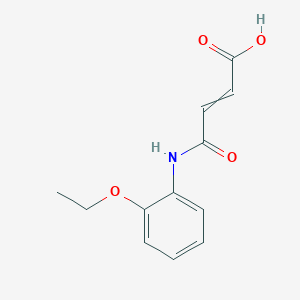 molecular formula C12H13NO4 B11095839 4-[(2-Ethoxyphenyl)amino]-4-oxo-2-butenoic acid CAS No. 36847-95-7