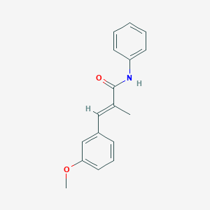 (2E)-3-(3-methoxyphenyl)-2-methyl-N-phenylprop-2-enamide