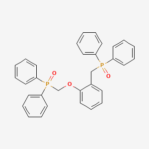 molecular formula C32H28O3P2 B11096010 {2-[(Diphenylphosphoryl)methoxy]benzyl}(oxo)diphenylphosphane 