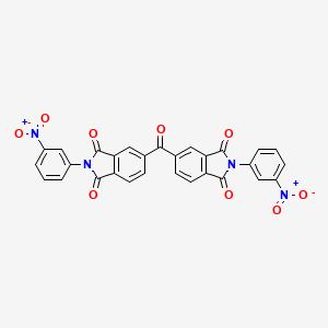 molecular formula C29H14N4O9 B11096037 5,5'-carbonylbis[2-(3-nitrophenyl)-1H-isoindole-1,3(2H)-dione] 